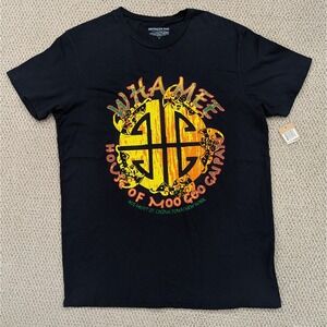 New American Rag Cie T-Shirt Wha Mee Chinatown NY Black Size Mediu Made In USA‎